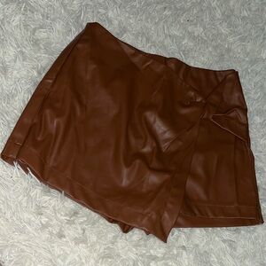 Brown skort